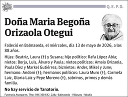 María Begoña Orizaola Otegui