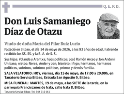 Luis Samaniego Díaz De Otazu