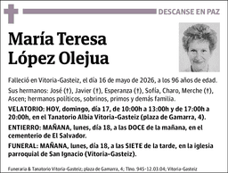 María Teresa López Olejua