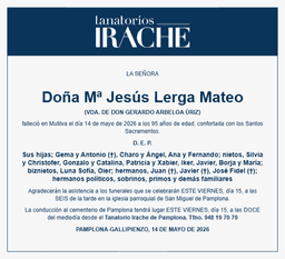 Mª Jesús Lerga Mateo