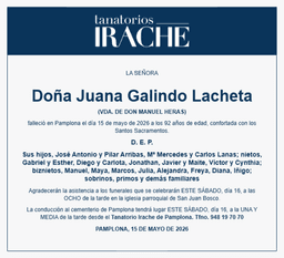 Juana Galindo Lacheta