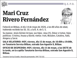 Mari Cruz Rivero Fernández