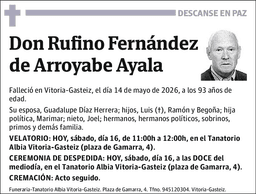 Rufino Fernández De Arroyabe Ayala
