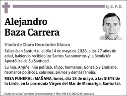 Alejandro Baza Carrera