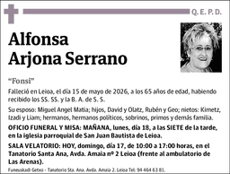 Alfonsa Arjona Serrano