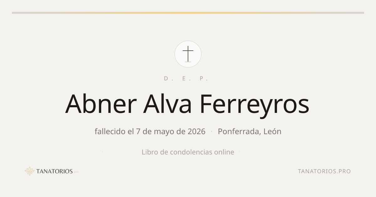 Memorial de Abner Alva Ferreyros