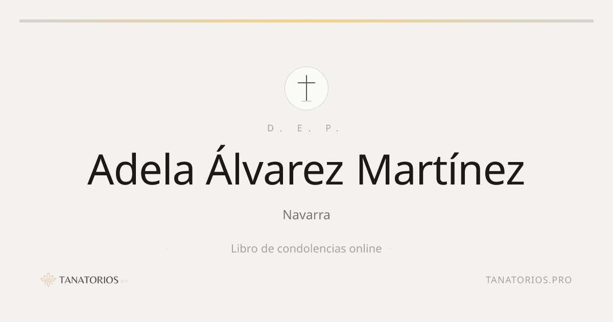 Memorial de Adela Álvarez Martínez