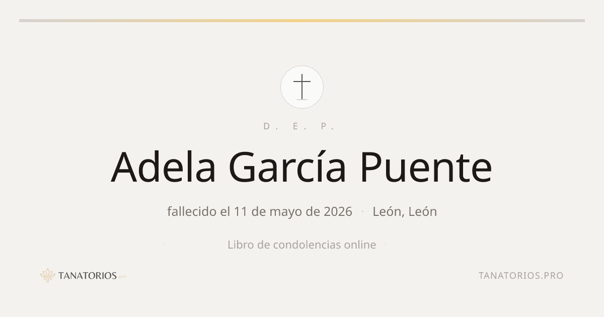 Memorial de Adela García Puente
