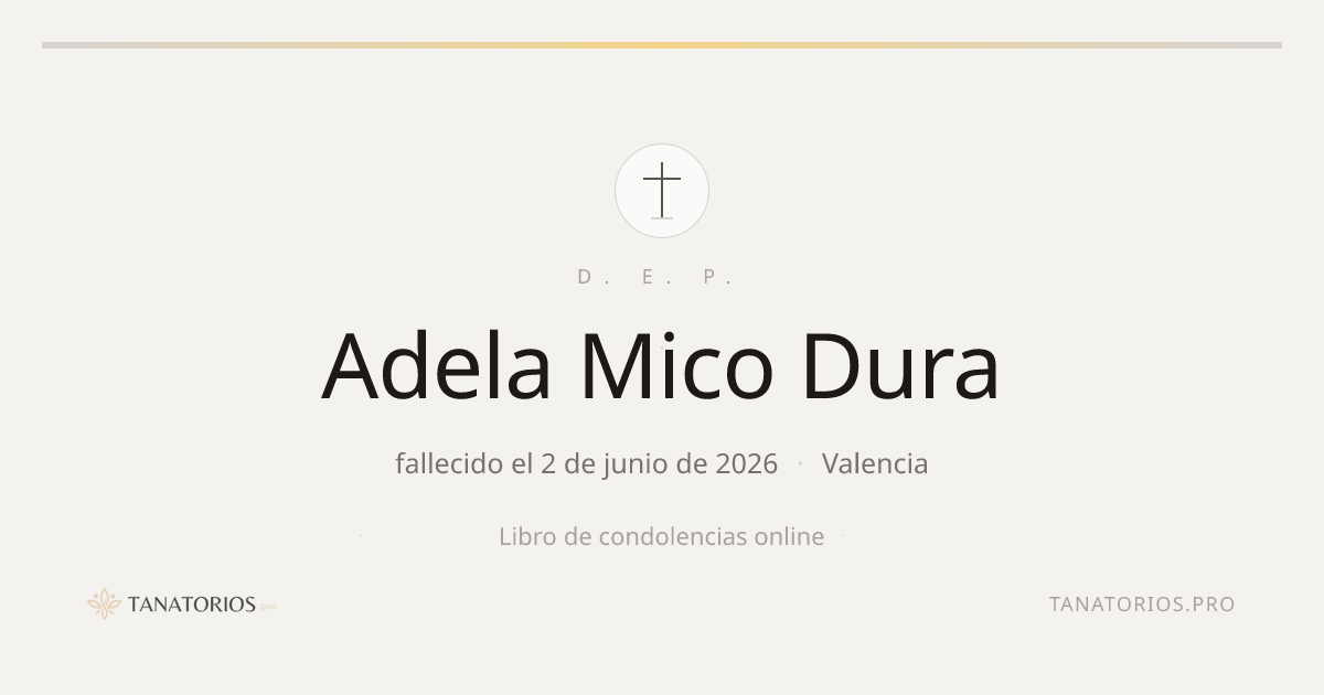 Memorial de Adela Mico Dura