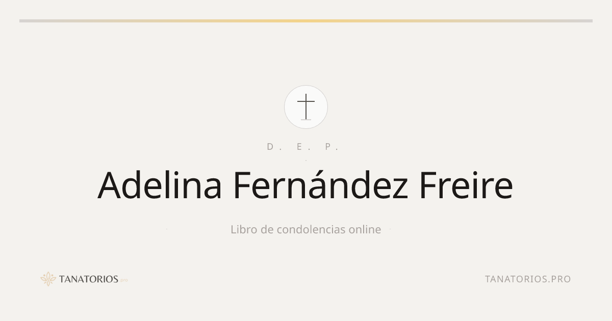 Memorial de Adelina Fernández Freire