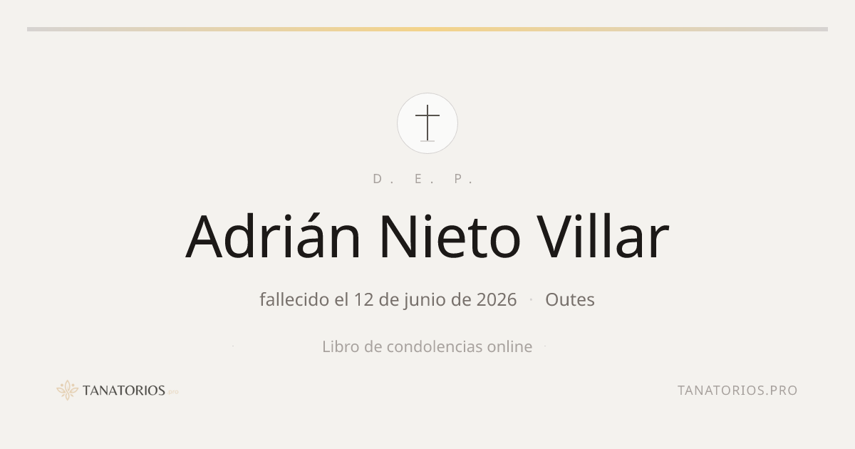Memorial de Adrián Nieto Villar