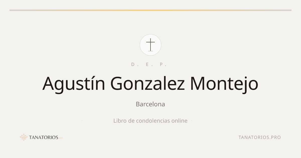 Memorial de Agustín Gonzalez Montejo