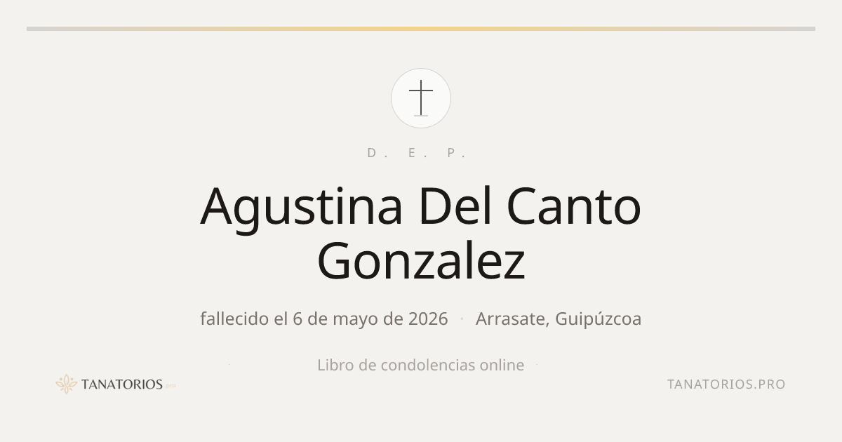 Memorial de Agustina Del Canto Gonzalez