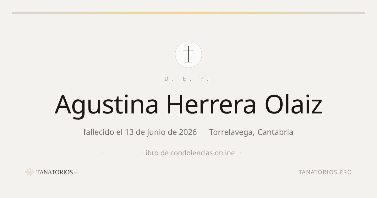 Memorial de Agustina Herrera Olaiz
