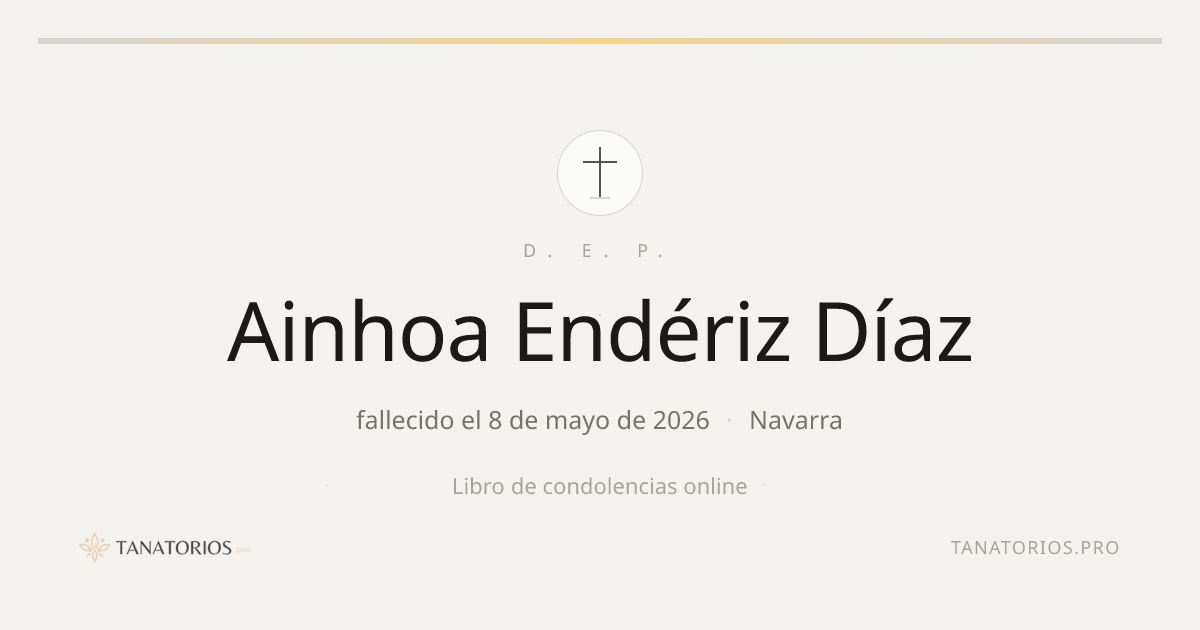 Memorial de Ainhoa Endériz Díaz