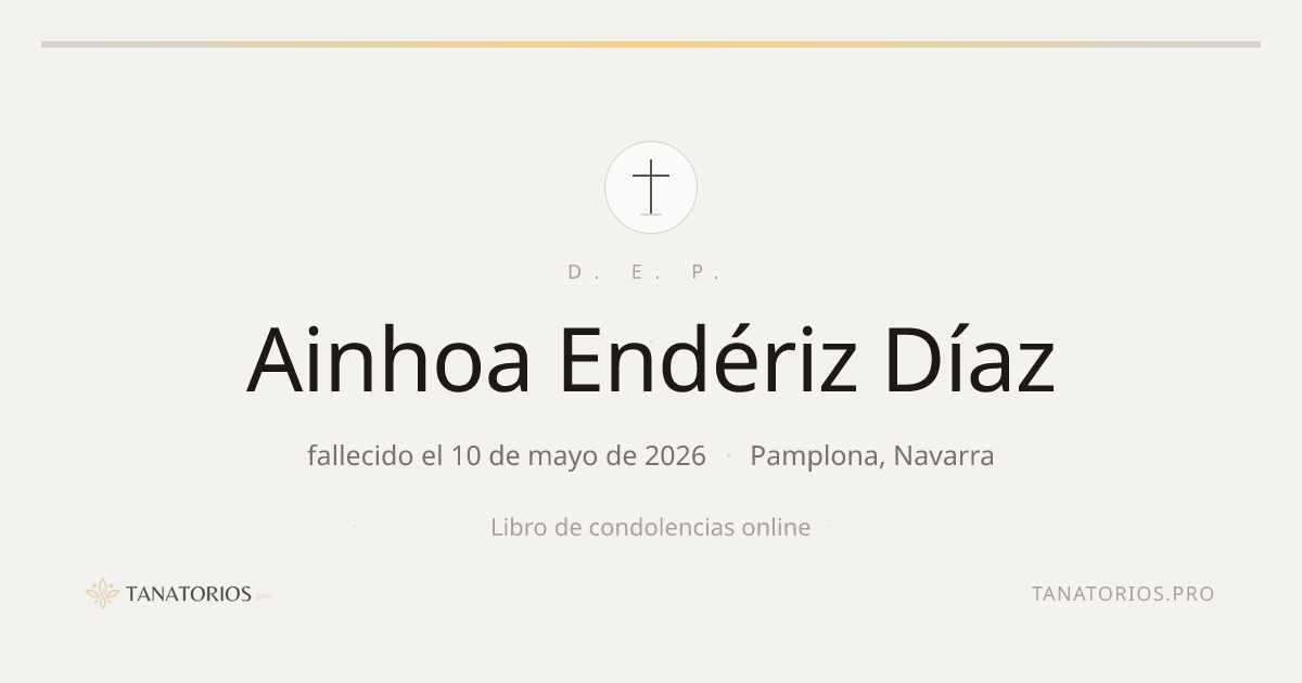 Memorial de Ainhoa Endériz Díaz