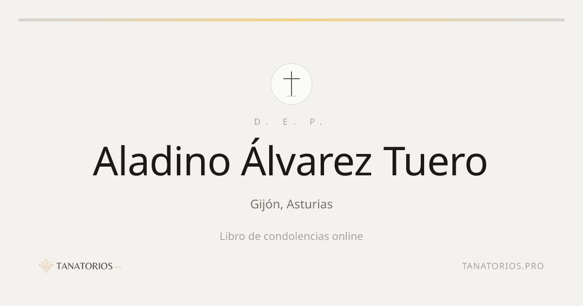 Memorial de Aladino Álvarez Tuero
