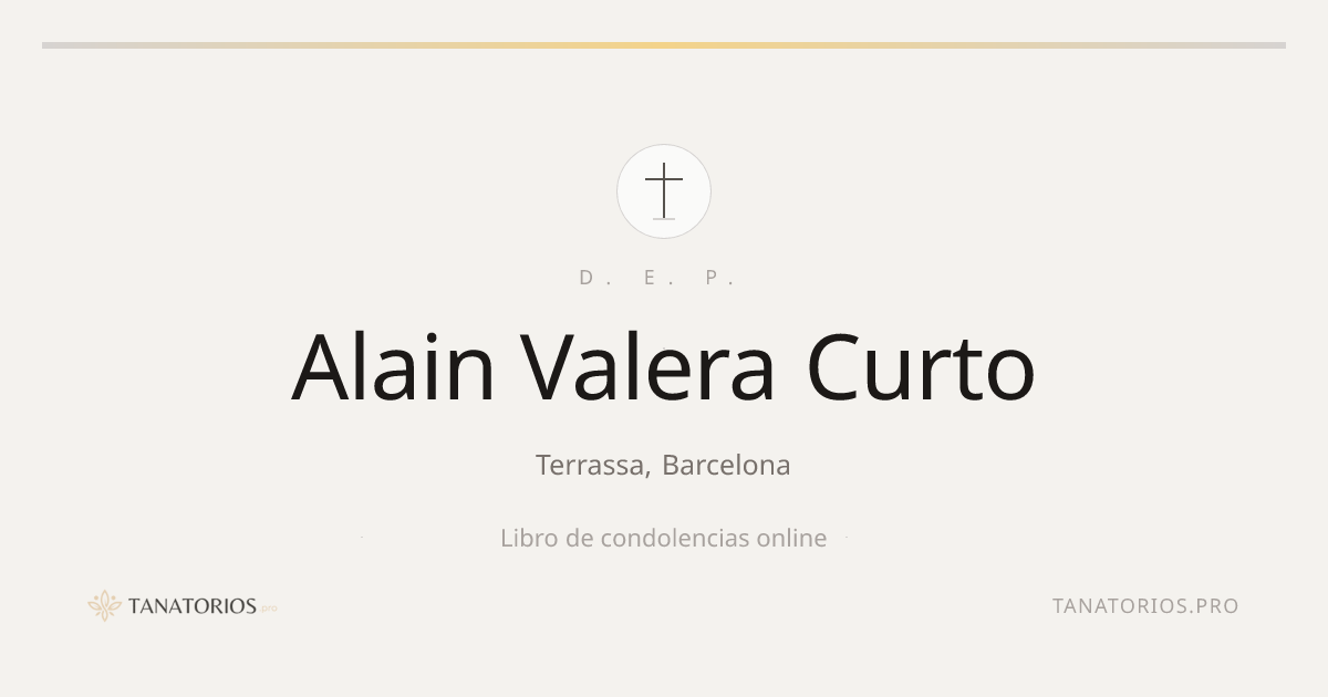 Memorial de Alain Valera Curto