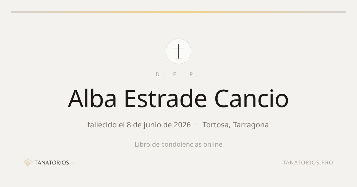 Memorial de Alba Estrade Cancio
