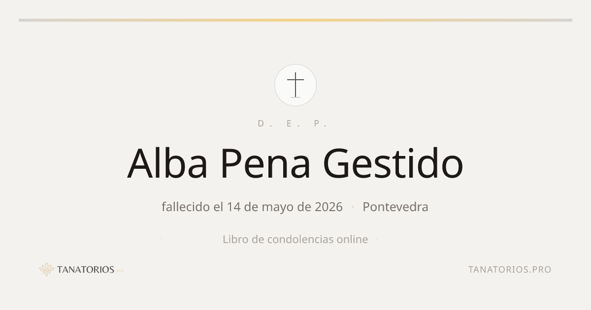 Memorial de Alba Pena Gestido