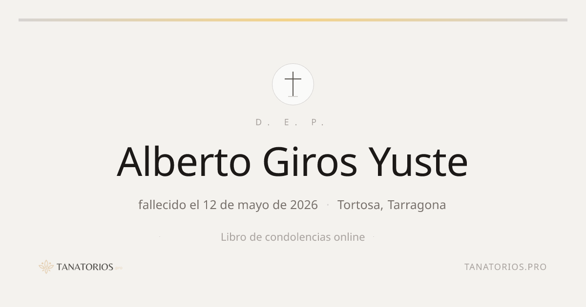 Memorial de Alberto Giros Yuste