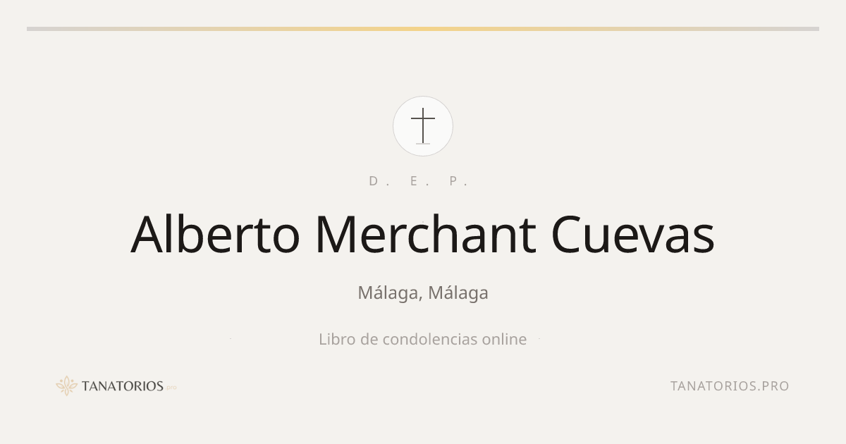 Memorial de Alberto Merchant Cuevas