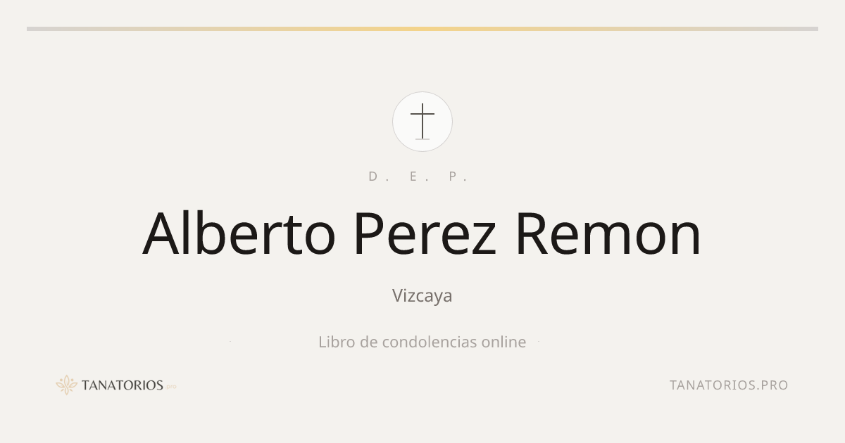 Memorial de Alberto Perez Remon