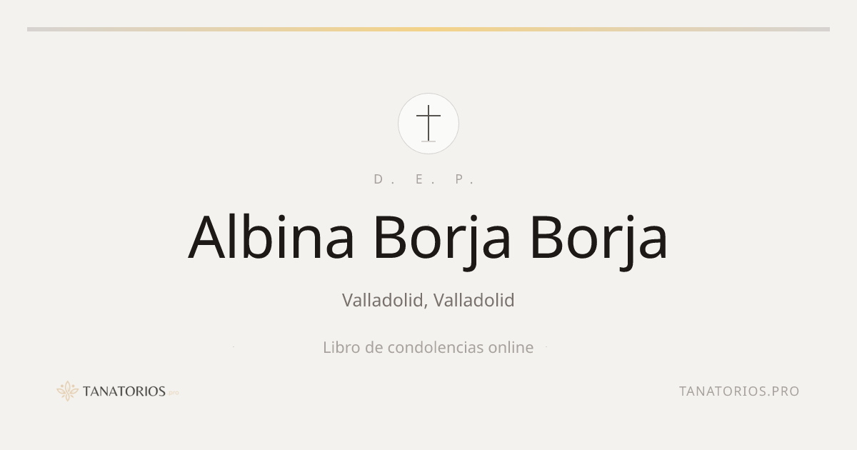 Memorial de Albina Borja Borja