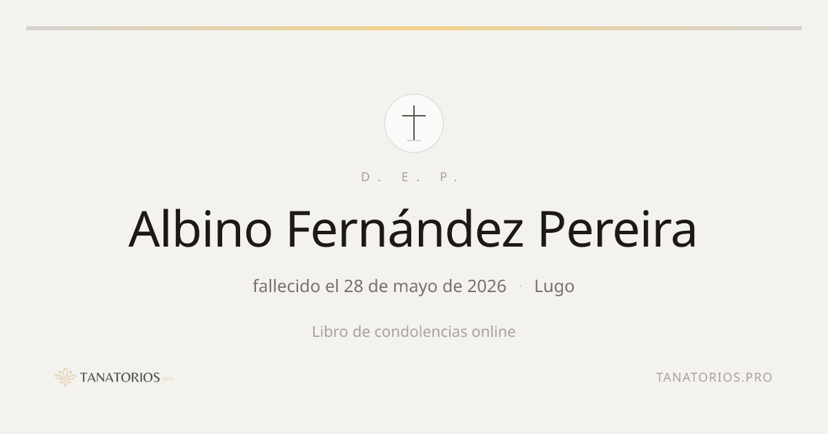 Memorial de Albino Fernández Pereira