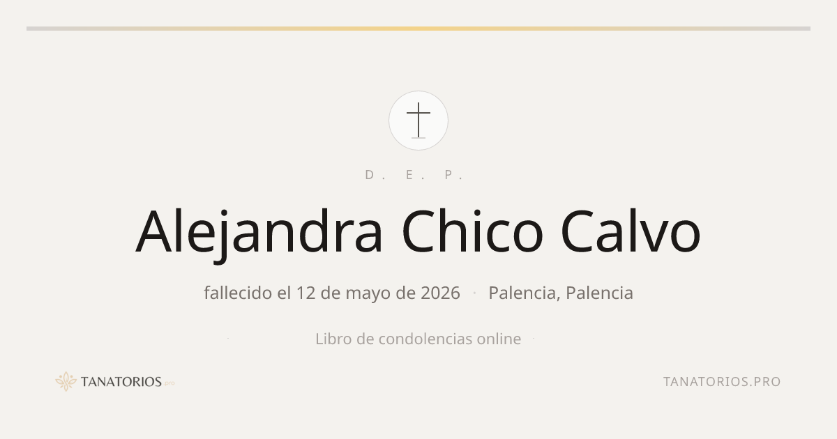Memorial de Alejandra Chico Calvo