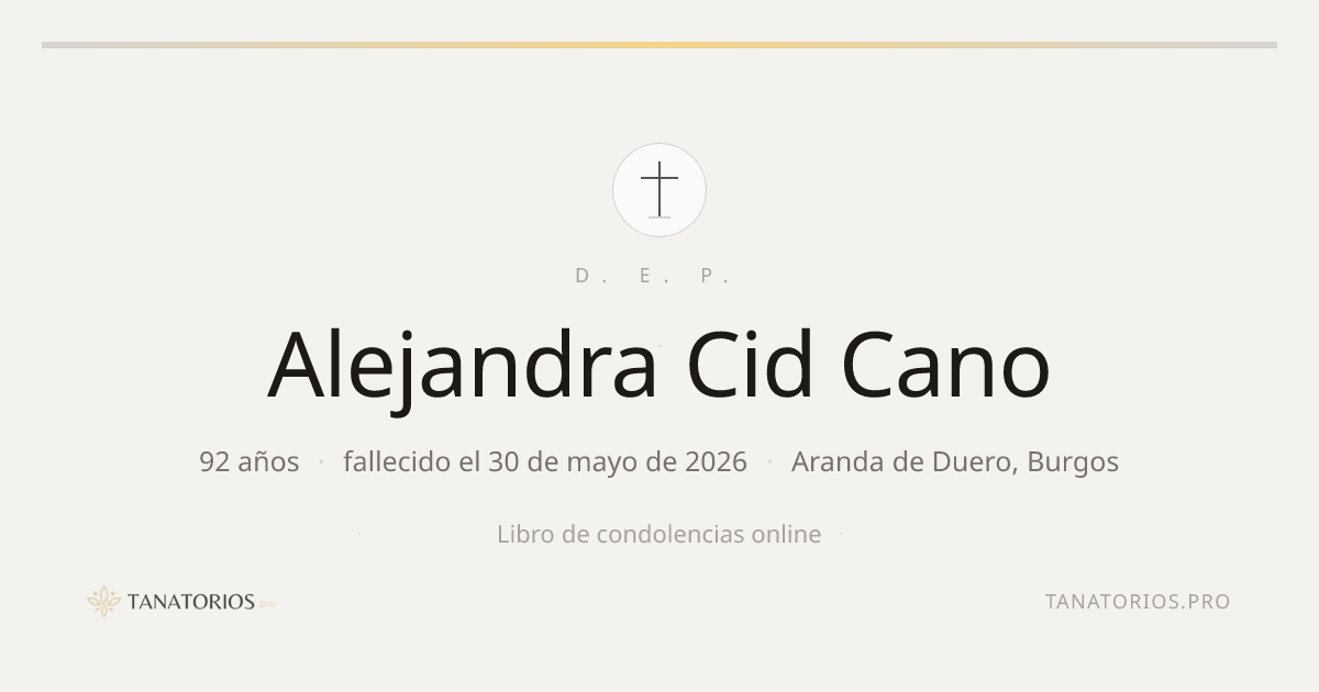 Memorial de Alejandra Cid Cano