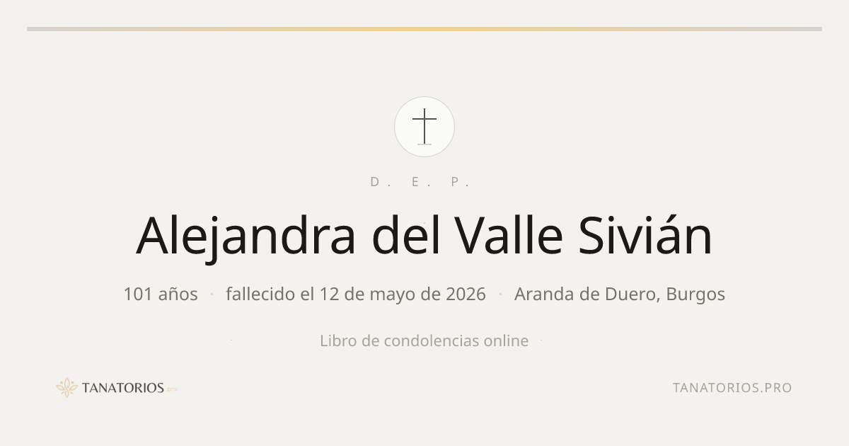 Memorial de Alejandra del Valle Sivián