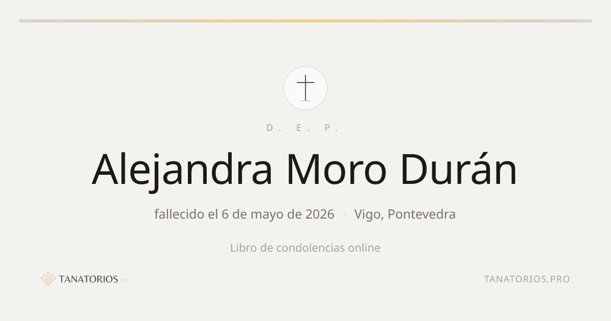 Memorial de Alejandra Moro Durán