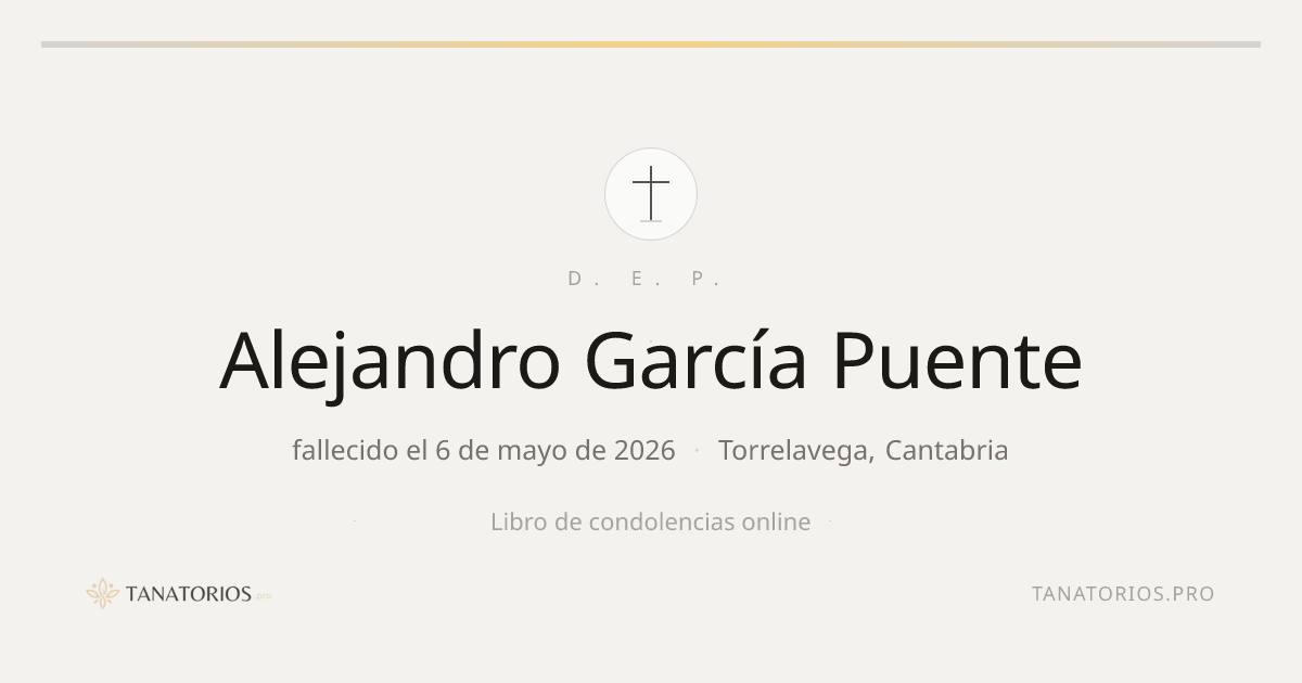 Memorial de Alejandro García Puente