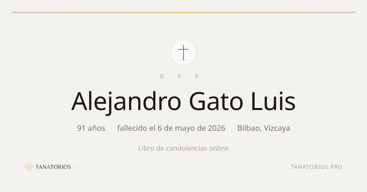Memorial de Alejandro Gato Luis