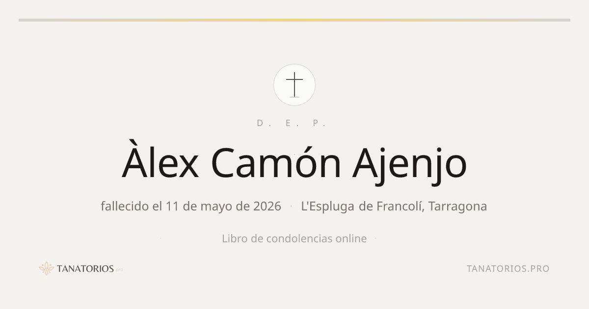 Memorial de Àlex Camón Ajenjo