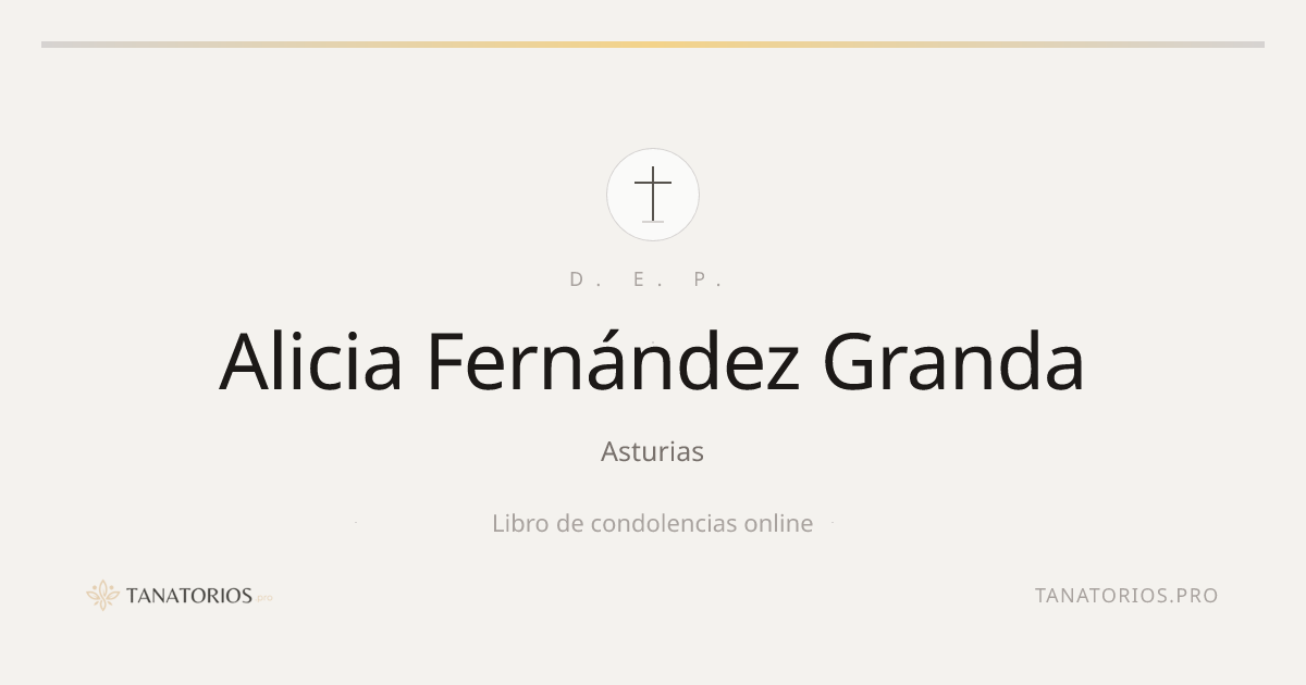 Memorial de Alicia Fernández Granda
