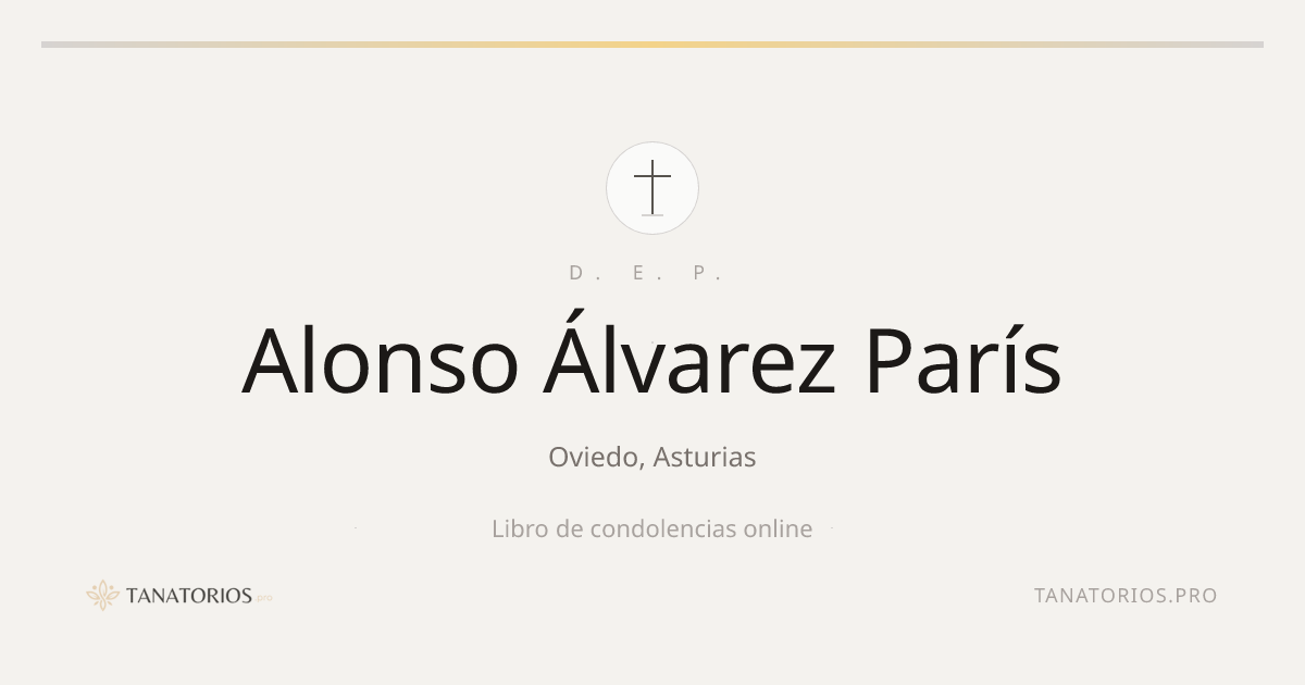 Memorial de Alonso Álvarez París