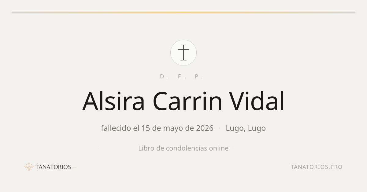 Memorial de Alsira Carrin Vidal