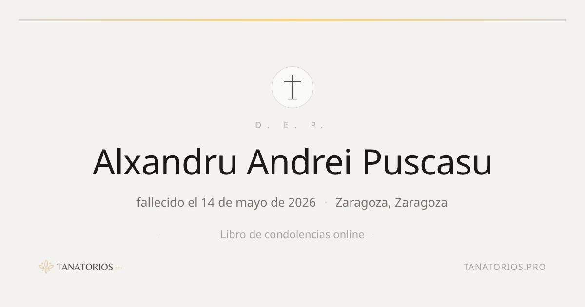 Memorial de Alxandru Andrei Puscasu