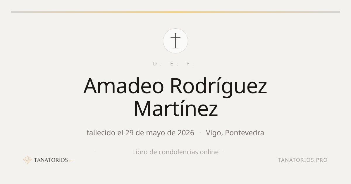Memorial de Amadeo Rodríguez Martínez