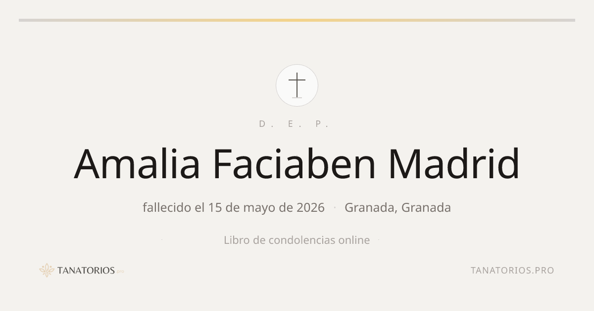 Memorial de Amalia Faciaben Madrid