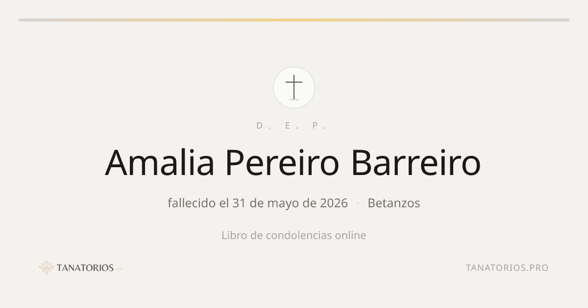 Memorial de Amalia Pereiro Barreiro