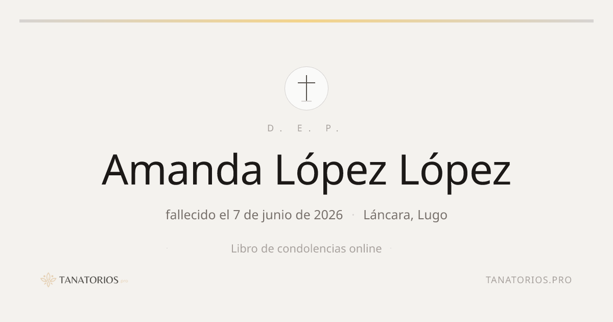 Memorial de Amanda López López