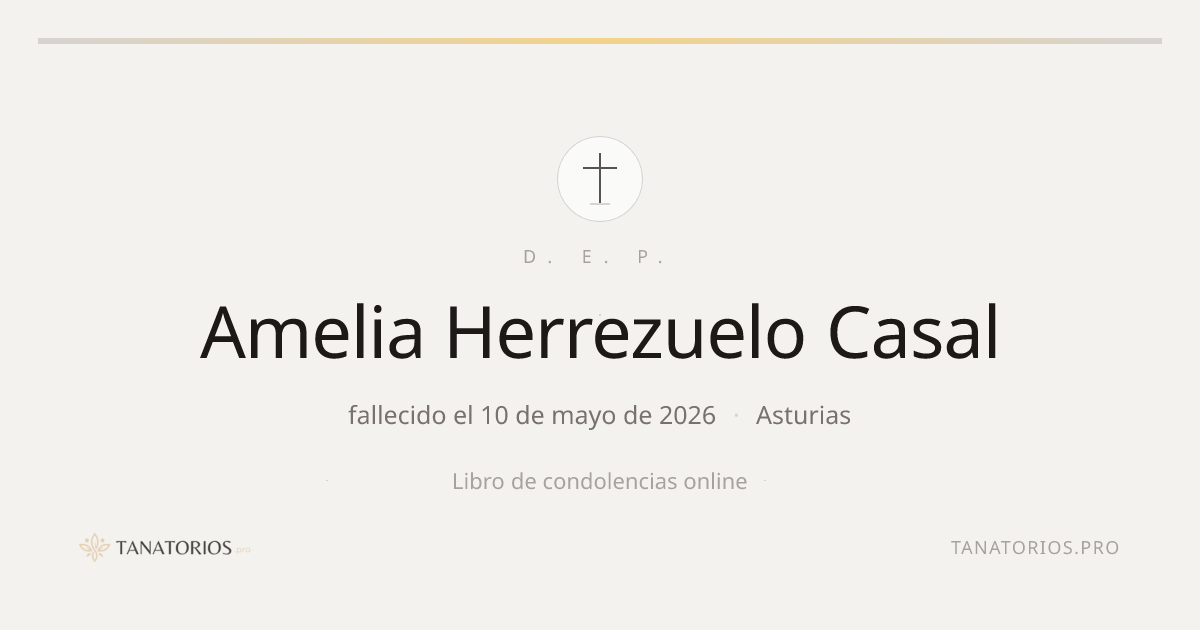 Memorial de Amelia Herrezuelo Casal