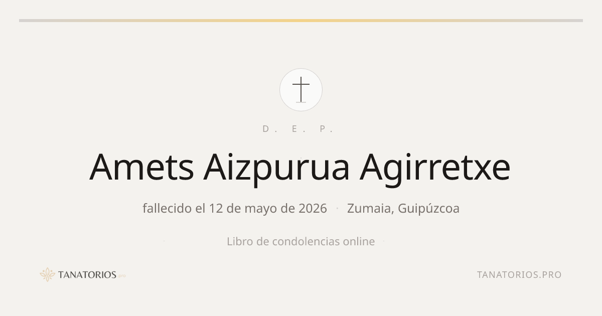 Memorial de Amets Aizpurua Agirretxe