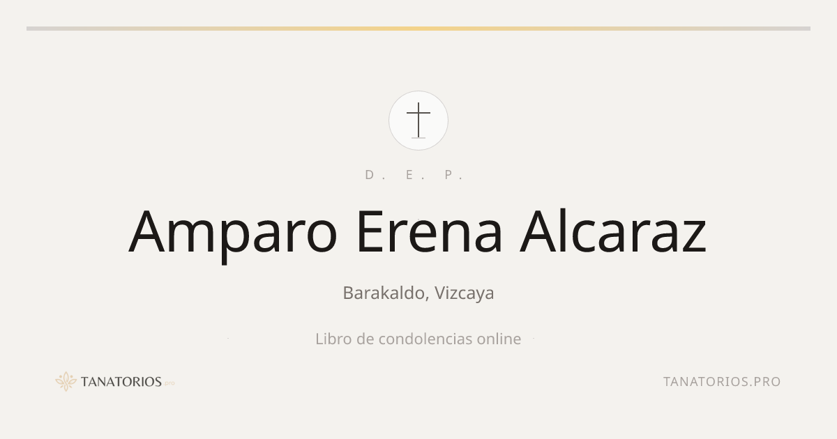 Memorial de Amparo Erena Alcaraz