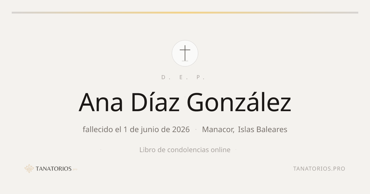 Memorial de Ana Díaz González
