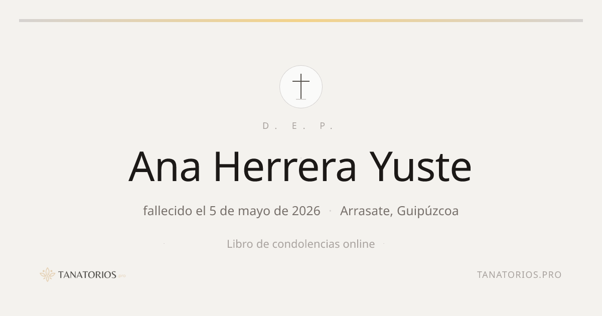 Memorial de Ana Herrera Yuste
