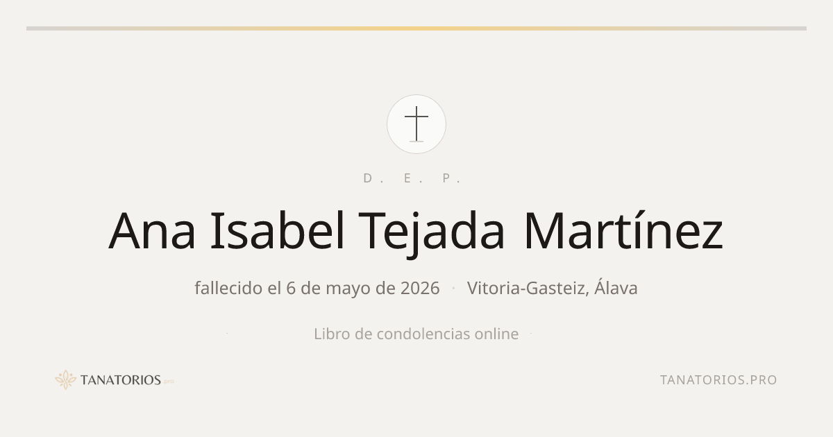 Memorial de Ana Isabel Tejada Martínez